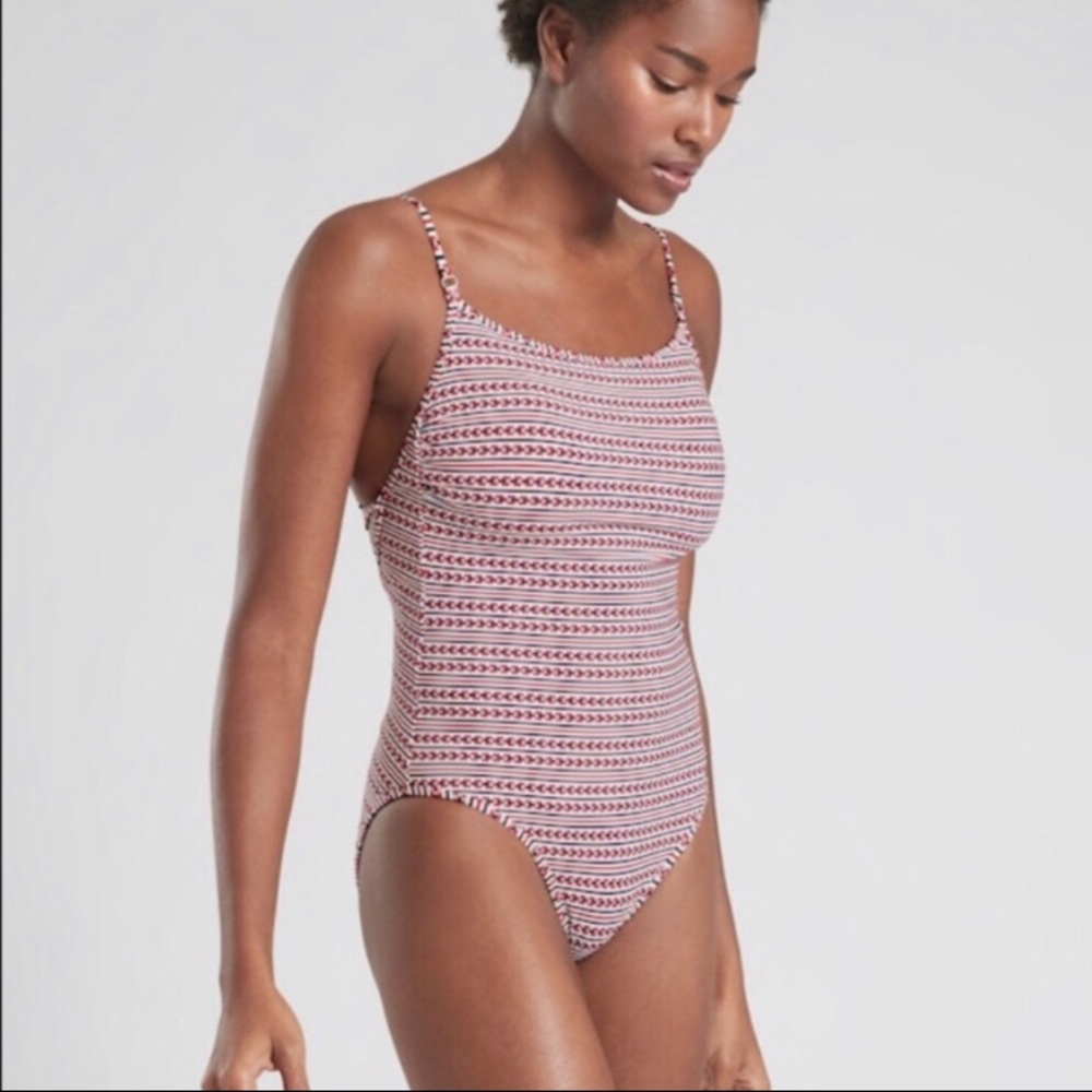 Athleta Red White and Blue One piece S